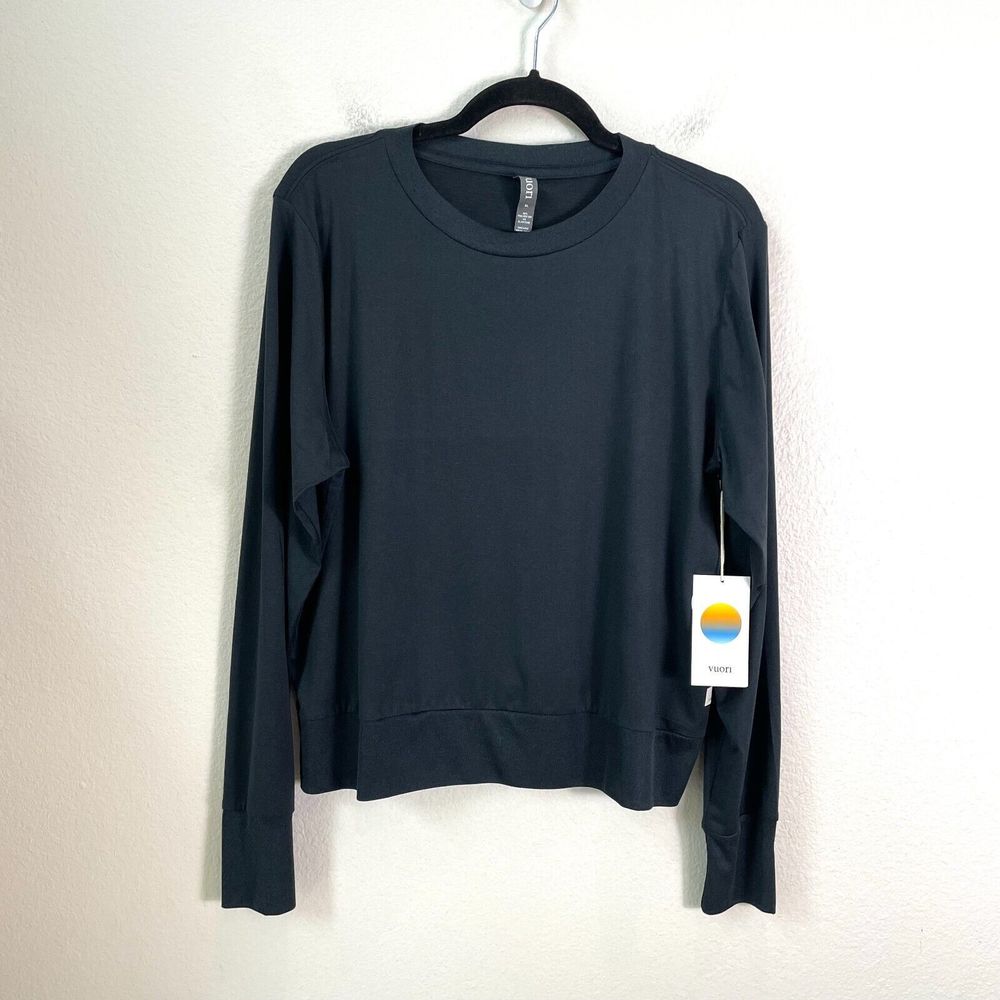 Vuori Black Long Sleeve Top